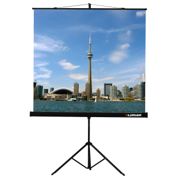 Экран на треноге Lumien 160x160см Eco View LEV-100105 1:1 напольный рулонный