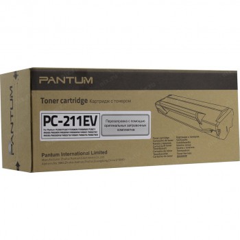 Тонер Картридж Pantum PC-211EV Black для Pantum P2200/2207/2500/2500W/6500/6550/6600 (1600стр.)