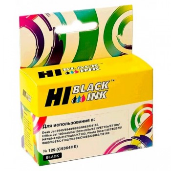 Картридж Hi-Black HP DJ 5943/6943/D4163, №129 C9364HE, BK