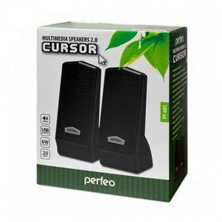 Колонки Perfeo "CURSOR" 2.0, чёрный (PF-601)