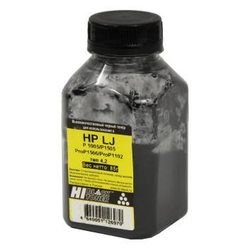 Расходные материалы Hi-Black Тонер HP LJ P1005/P1505/ProP1566/ProP1102 Тип 3.4, 85 г, банка