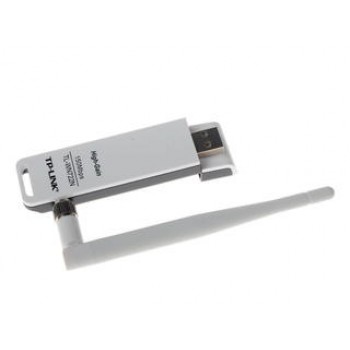 Адаптер TP-Link SOHO TL-WN722N 150Mbps High Gain Wireless N USB Adapter with Cradle, Atheros, 1T1R, 