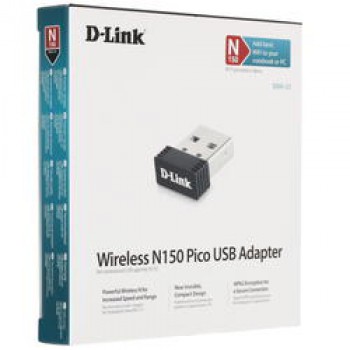 Сетевой адаптер USB 2.0 D-Link DWA-121/B1A DWA-121 USB 2.0 (ант.внутр.)