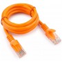 Патч-корд UTP Cablexpert PP12-2M/O кат.5e, 2м, литой, многожильный (оранжевый)