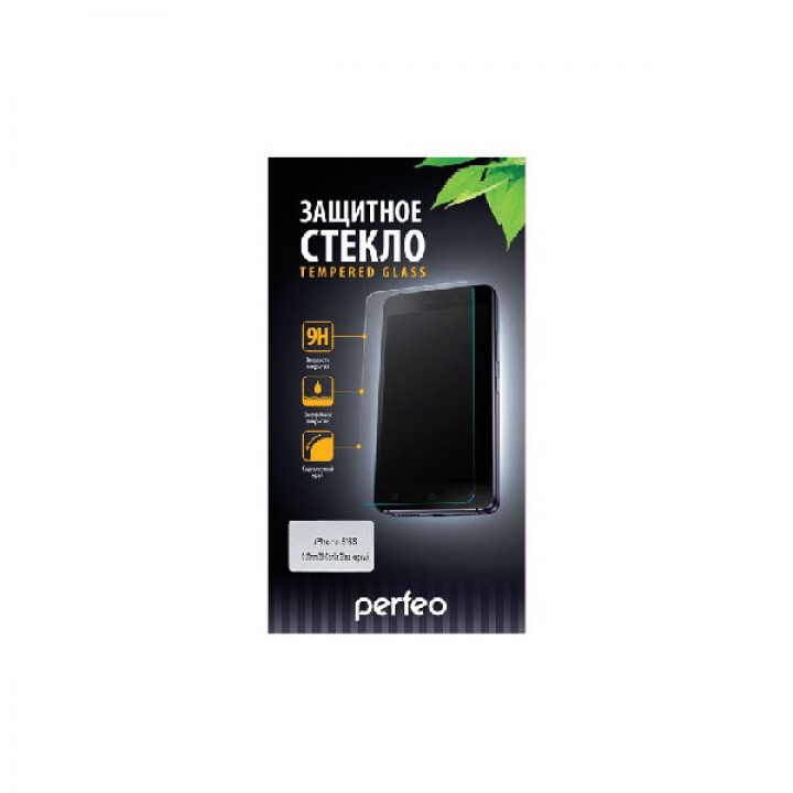 Perfeo защитное стекло для APPLE IPHONE 5/5C/5S, 0.26мм 2.5D 9H глянцевое (PF-TG-APL-IP