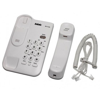Телефон проводной BBK BKT-74 RU белый