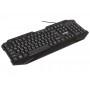 Клавиатура игровая CBR KB 868 Armor, USB, 104 кл + 9 доп., подсветка рабочего поля, 3 цвета подсветк