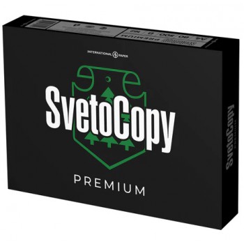 Бумага офисная "Svetocopy Premium", А4, класс B, 80 г/м2, 500 листов, белизна 162% (CIE) Internation