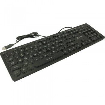 Клавиатура Oklick 420MRL черный USB slim Multimedia LED