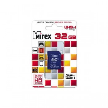 Флеш карта SD 32GB Mirex SDHC Class 10