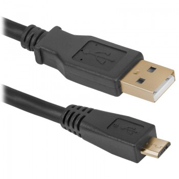 Кабель Defender  USB08-06 USB 2.0 AM-MicroBM,1.8м, PolyBag
