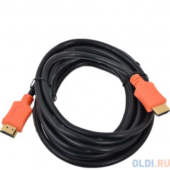 Кабель HDMI Gembird/Cablexpert, 3.0м, v1.4, 19M/19M, серия Lihgt, черный, позол.разъемы, экран (CC-H