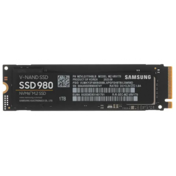 Накопитель SSD Samsung 1Tb M.2 980 MZ-V8V1T0BW (R3500/W3000MB/s) (PCI-E NVMe)¶