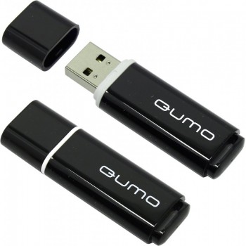 Флеш Диск 8GB QUMO Optiva 01 Black [QM8GUD-OP1-black] USB 2.0