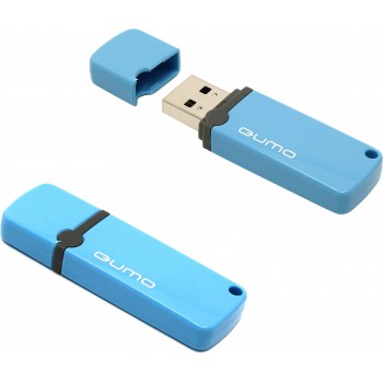 Флеш Диск 8GB QUMO Optiva 02 Blue [QM8GUD-OP2-blue] USB 2.0