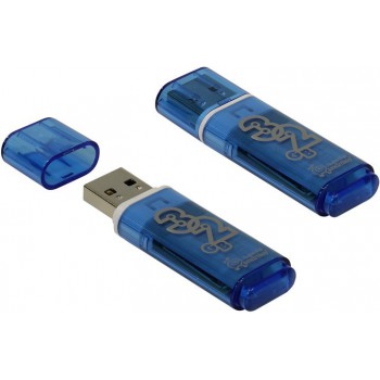 Флеш диск 32GB Smartbuy Glossy series Blue (SB32GBGS-B)