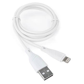 Кабель Cablexpert для Apple CCB-USB-AMAPO1-1MW, AM/Lightning, издание Classic 0.1, длина 1м, белый, 