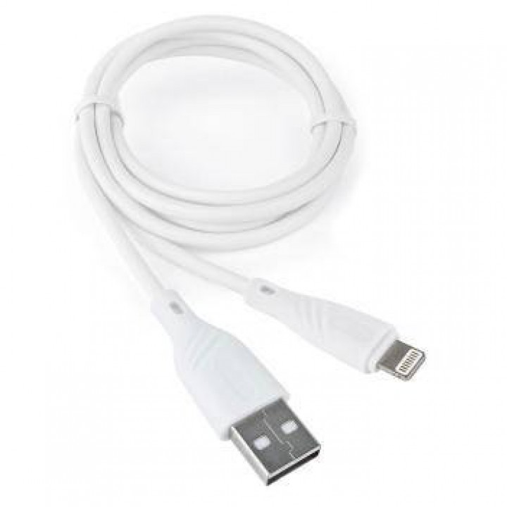 Кабель Cablexpert для Apple CCB-USB-AMAPO1-1MW, AM/Lightning, издание Classic 0.1, длина 1м, белый, 
