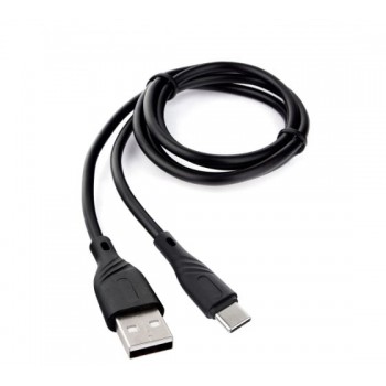 Кабель USB 2.0 Cablexpert CCB-USB2-AMCMO1-1MB, AM/Type-C, издание Classic 0.1, длина 1м, черный, бли