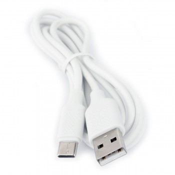 Кабель USB 2.0 Cablexpert CCB-USB2-AMCMO2-1MW, AM/Type-C, издание Classic 0.2, длина 1м, белый, блис