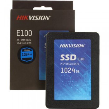 Накопитель SSD 2.5" HIKVision 1.0TB E100 Series <HS-SSD-E100/1024G> (SATA3, up to 560/500MBs, 3D TLC