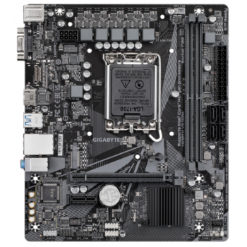 Материнская плата Gigabyte H610M H V3 DDR4 Soc-1700 Intel H610 2xDDR4 mATX AC`97 8ch(7.1) GbLAN+VGA+