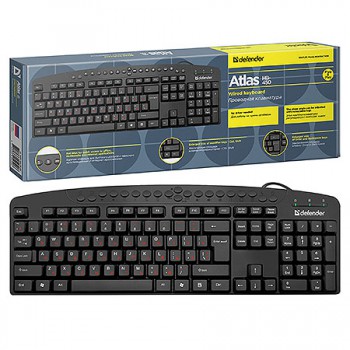 Клавиатура Defender Atlas HB-450 черная 