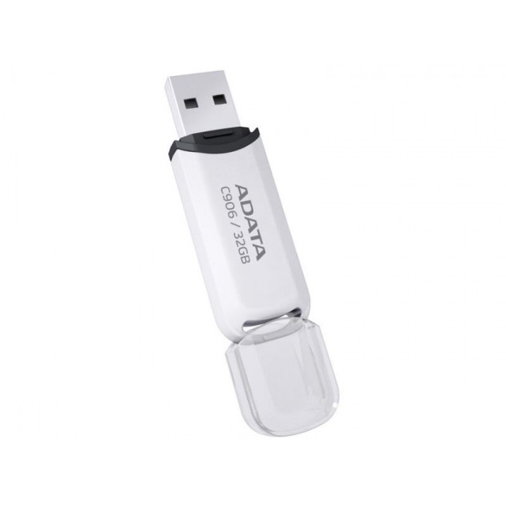 Флеш диск 32GB A-DATA Classic C906, USB 2.0, белый