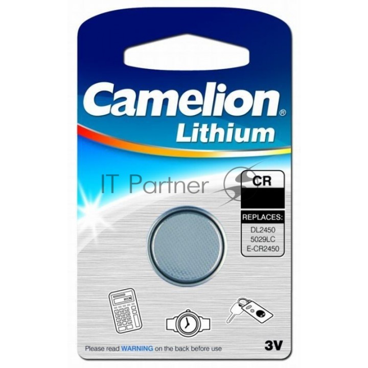 Элемент питания литиевый CR CR1220 BL-1 (блист.1шт) Camelion 3071
