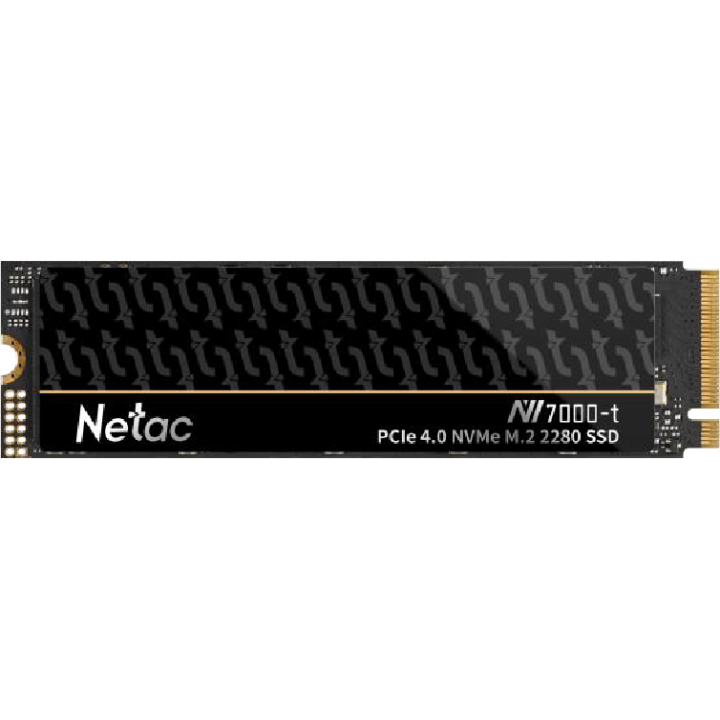 Накопитель SSD Netac 1Tb M.2 NV7000-t PCIe 4 x4 2280 NVMe 3D NAND, R/W up to 7300/6600MB/s, with hea