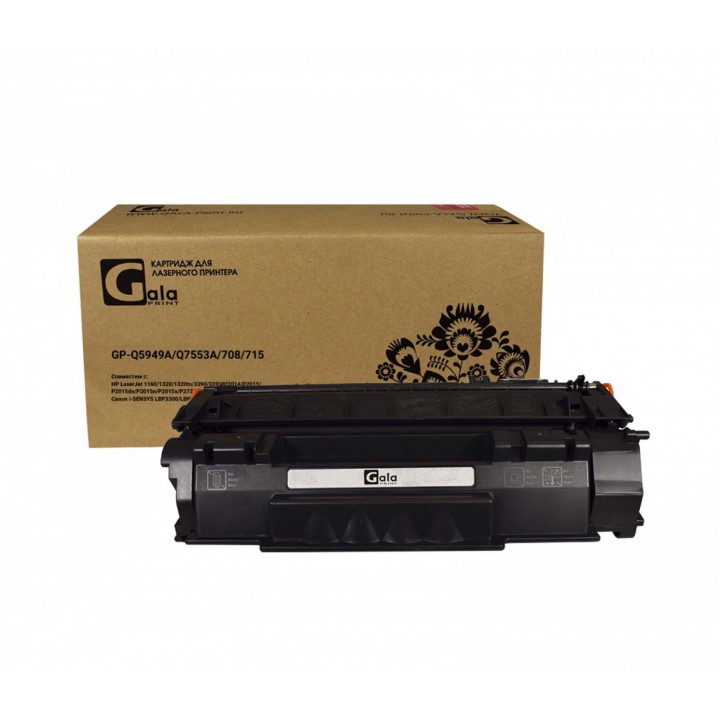 Картридж GP-Q5949A/7553A/708/715 для принтеров HP LaserJet 1160/1320/1320N/3390/3392/P2010/P2014/P20