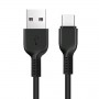 Кабель USB 2.0 hoco X13, AM/Type-C M, черный, 1м