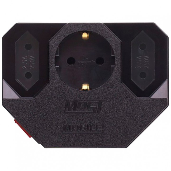 Сетевой фильтр Most MRG (3 розетки) черный (коробка)