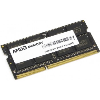 Память SO-DIMM DDR3 AMD 4Gb 1600MHz R534G1601S1S-UO OEM PC3-12800 CL11 204-pin 1.5В