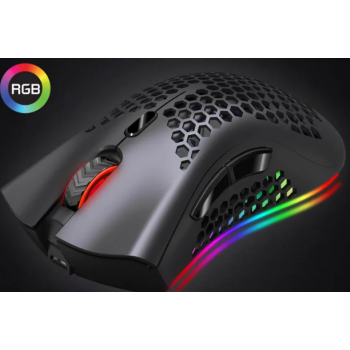 ГИБРИДНАЯ игровая мышь беспроводная и проводная мышь с LED-подсветкой RGB CHROMA light PANTEON PS77 