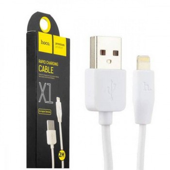Кабель USB Lightning/ HOCO HC-32007 X1/ 1m/ 2.1A/ White