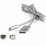 Кабель магнитный USB 2.0 Cablexpert CC-USB2-AMMg-1M, для адаптеров TypeC - microBM 5P - iPhone light