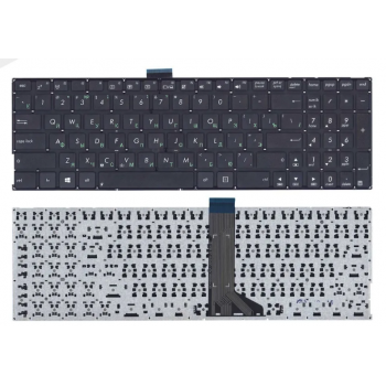 Клавиатура (keyboard) RageX для ноутбука X553, Vivobook A551C, F551C, P551C, плоский ENTER, черная (