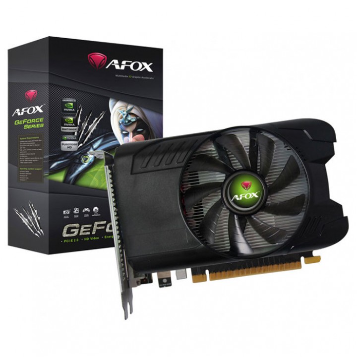 Видеокарта Afox GeForce GTX750 2GB GDDR5 128BIT DVI HDMI VGA ATX SINGLE FAN (AF750-2048D5H6-V3)