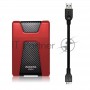 Внешний жесткий диск ADATA USB 3.0 1Tb AHD650-1TU31-CRD HD650 DashDrive Durable 2.5" красный
