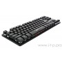 Игровая клавиатура HIPER GENOME GK-1 (87кл, мембранная, проводная, мультимедиа, 6кл anti-ghosting, R