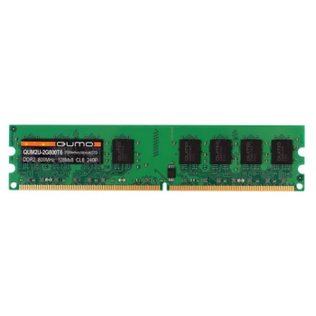 Модуль памяти DDR-II 2GB QUMO 800MHz PC-6400 128Mx8 CL6 Retail (QUM2U-2G800T6)