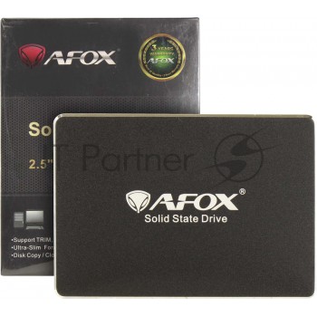 Накопитель SSD 2.5" AFOX 120Gb SD250 Series <SD250-120GN> Retail (SATA3.0, up to 550/380Mbs, 3D TLC,