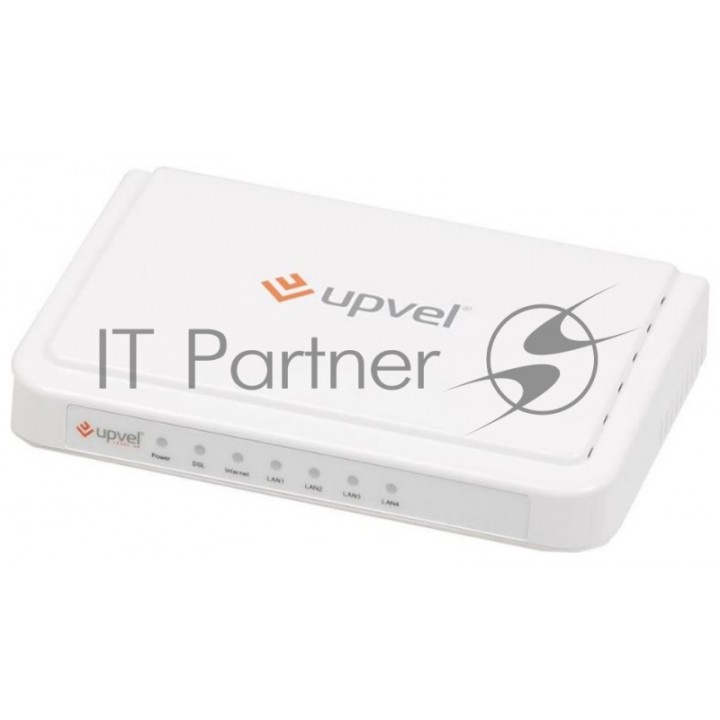 Сетевое оборудование Upvel UR-104AN ADSL2+ роутер с 4 портами Ethernet 10/100 Мбит/с с поддержкой IP