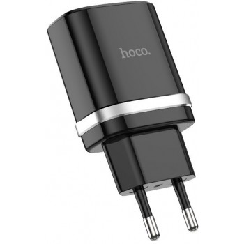 Сетевое ЗУ/ QC 3.0/ HOCO HC-16255 C12Q/ 1 USB/ Выход: 5V_9V_12V, 18W/ Black