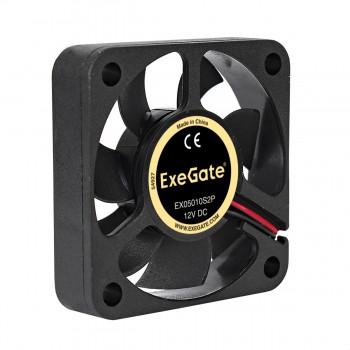 Exegate EX283365RUS Вентилятор ExeGate EX05010S2P, 50x50x10 мм, подшипник скольжения, 2pin, 4500RPM,