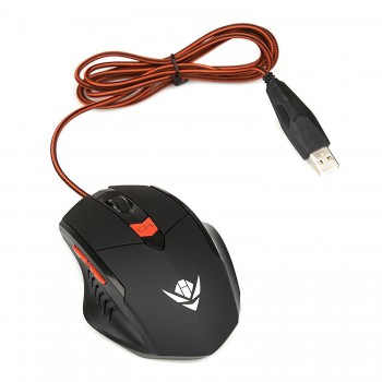 Мышь Dialog MOG-11U Nakatomi Gaming - 6 кнопок + ролик, USB ,черная