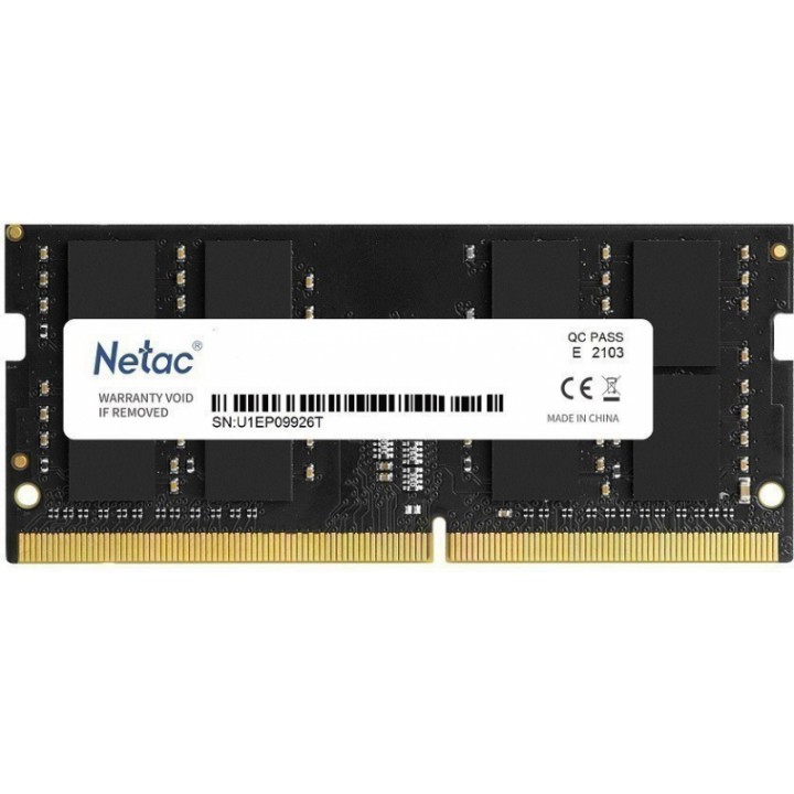 Модуль памяти SO-DIMM DDR4 Netac Basic 4GB 2666MHz CL19 1.2V / NTBSD4N26SP-04
