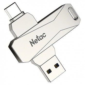 Флеш Диск Netac U782 32Gb <NT03U782C-032G-30PN>, USB3.0+TypeC, металлическая