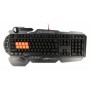 Клавиатура A4 Bloody B318 черный USB Multimedia Gamer LED (подставка для запястий)